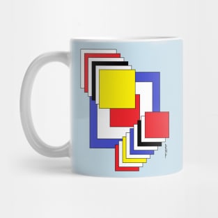 Squares Abstract Mug